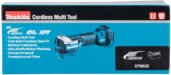 Многофункциональный инструмент Makita DTM52Z синий/черный