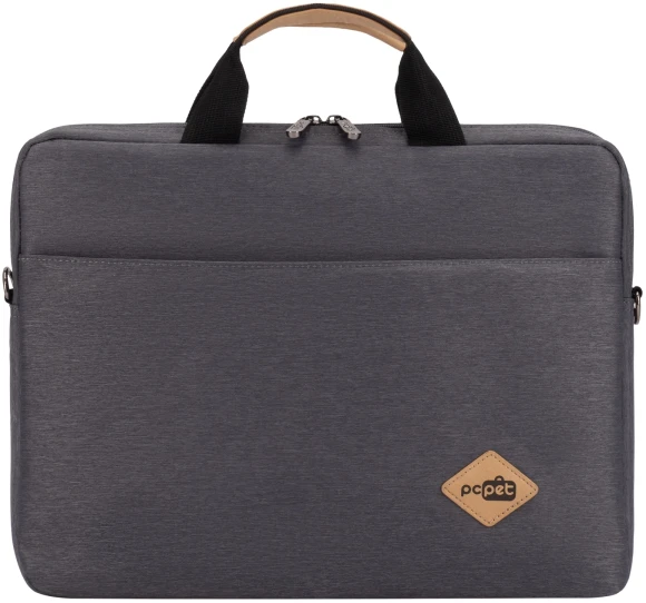 Сумка для ноутбука 15.6" PC Pet PCP15A3GY темно-серый полиэстер Сумка для ноутбука 15.6" PC Pet PCP15A3GY темно-серый полиэстер
