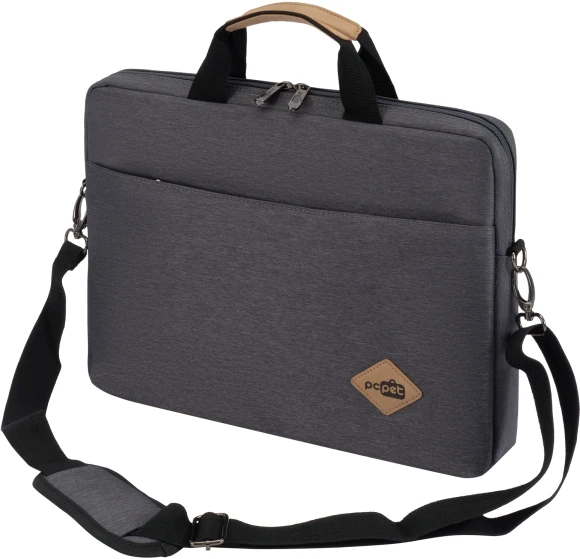 Сумка для ноутбука 15.6" PC Pet PCP15A3GY темно-серый полиэстер Сумка для ноутбука 15.6" PC Pet PCP15A3GY темно-серый полиэстер