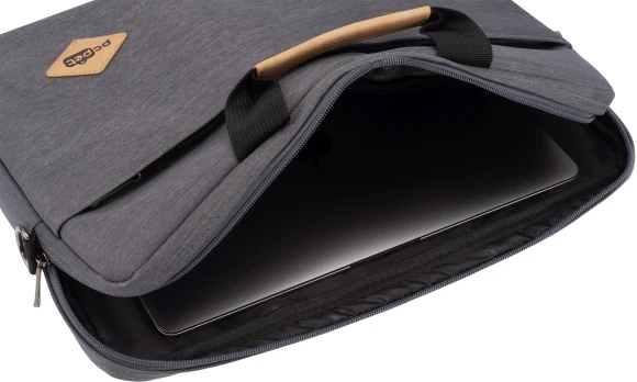 Сумка для ноутбука 15.6" PC Pet PCP15A3GY темно-серый полиэстер Сумка для ноутбука 15.6" PC Pet PCP15A3GY темно-серый полиэстер