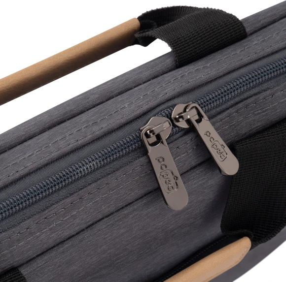 Сумка для ноутбука 15.6" PC Pet PCP15A3GY темно-серый полиэстер Сумка для ноутбука 15.6" PC Pet PCP15A3GY темно-серый полиэстер