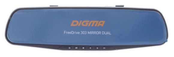 Видеорегистратор Digma FreeDrive 303 MIRROR DUAL черный 5Mpix 1080x1920 1080p 120гр. GP2248