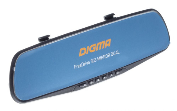 Видеорегистратор Digma FreeDrive 303 MIRROR DUAL черный 5Mpix 1080x1920 1080p 120гр. GP2248