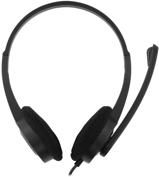 Наушники с микрофоном Оклик HS-M600 черный 1.8м накладные оголовье (1900372) Наушники с микрофоном Оклик HS-M600 черный 1.8м накладные оголовье (1900372)