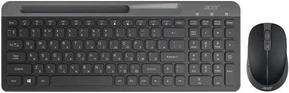 Клавиатура + мышь Acer OCC401 клав:черный мышь:черный USB беспроводная Multimedia (ZL.ACCCC.016)