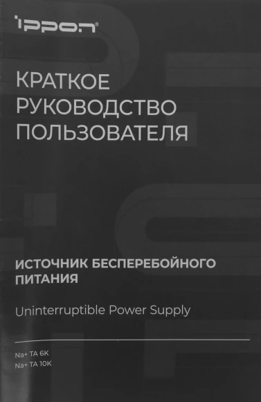 Источник бесперебойного питания Ippon Na+ TA 6K 6000Вт 6000ВА белый