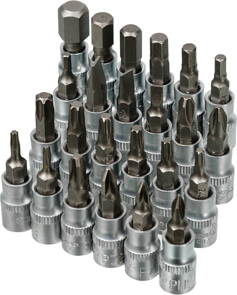 Набор инструментов Вихрь 1/4" CrV 57 предметов (жесткий кейс)