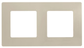 Рамка Legrand Etika 672512 накладная 2x ABS пластик слоновая кость