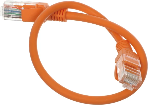 Патч-корд NTSS NTSS-PC-UTP-RJ45-5e-0.3-LSZH-OR UTP RJ-45 вил.-вилка RJ-45 кат.5E 0.3м оранжевый LSZH