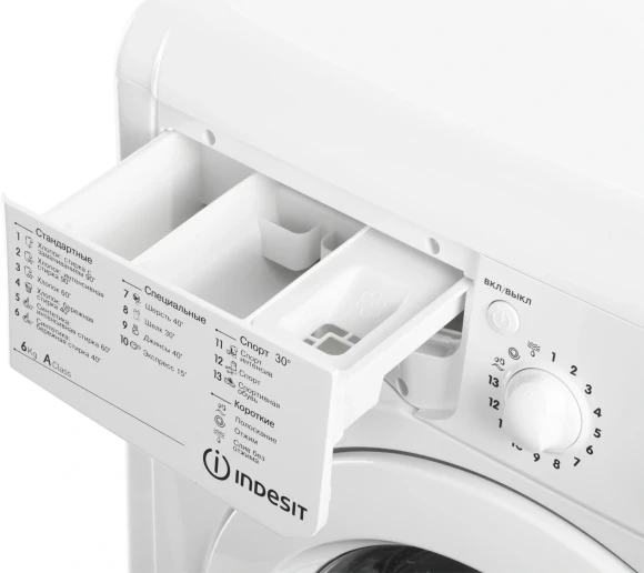 Стиральная машина Indesit EcoTime IWSD 6105 (CIS).L класс: A загр.фронтальная макс.:6кг белый