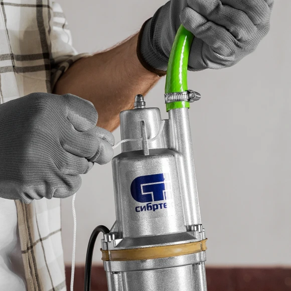 Насос колодезный Сибртех СВН300-15 300Вт 1200л/час вибрационный (99302)