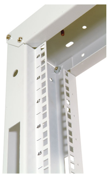 Стойка однорамная ЦМО СТК-33 33U 600ммX600мм направл.под закл.гайки 180кг серый Стойка однорамная ЦМО СТК-33 33U 600ммX600мм направл.под закл.гайки 180кг серый