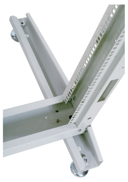 Стойка однорамная ЦМО СТК-33 33U 600ммX600мм направл.под закл.гайки 180кг серый Стойка однорамная ЦМО СТК-33 33U 600ммX600мм направл.под закл.гайки 180кг серый