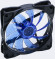 Вентилятор для корпуса Digma DFAN-LED-BLUE RGB 120х120x25 черный 3-pin 4-pin (Molex) 23дБ Ret