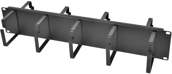 Кабельный органайзер Горизонтальный ЦМО ГКО-2-9-9005 двухсторонний кольца 2U шир.:19" глуб.:145.2мм Кабельный органайзер Горизонтальный ЦМО ГКО-2-9-9005 двухсторонний кольца 2U шир.:19" глуб.:145.2мм