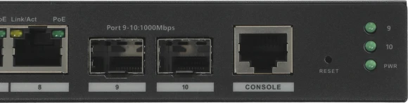Коммутатор Dahua DH-S4210-8GT-110 (L2) 10x1Гбит/с 2SFP 8PoE 110W управляемый Коммутатор Dahua DH-S4210-8GT-110 (L2) 10x1Гбит/с 2SFP 8PoE 110W управляемый