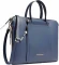 Деловая сумка женская Piquadro Circle CA4021W92/BLU4 с отделением для ноутбука 15.6" синяя натур.кожа