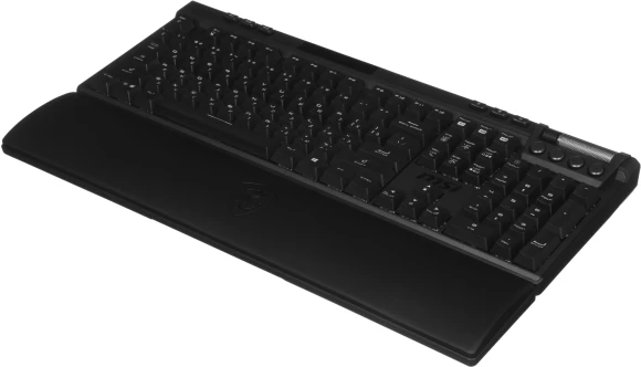 Клавиатура MSI STRIKE Pro W Silent механическая серый/черный USB беспроводная BT/Radio Multimedia for gamer LED (подставка для запястий) (S11-43RU210-CLA) кабель 2м