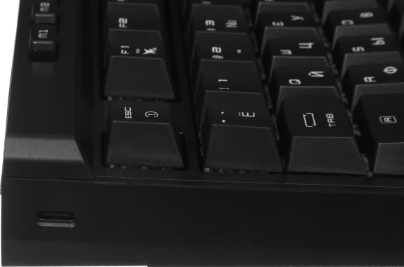 Клавиатура MSI STRIKE Pro W Silent механическая серый/черный USB беспроводная BT/Radio Multimedia for gamer LED (подставка для запястий) (S11-43RU210-CLA) кабель 2м