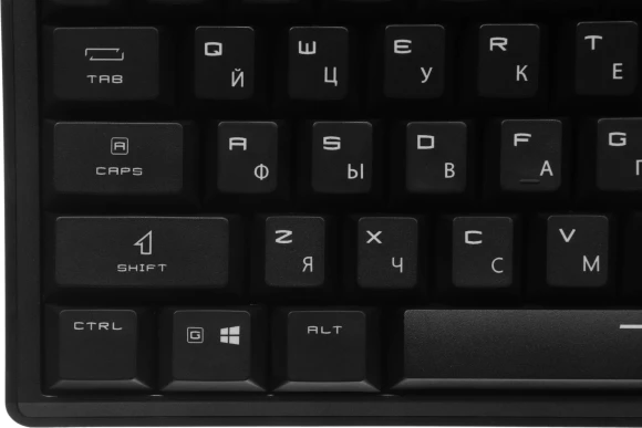 Клавиатура MSI STRIKE Pro W Silent механическая серый/черный USB беспроводная BT/Radio Multimedia for gamer LED (подставка для запястий) (S11-43RU210-CLA) кабель 2м