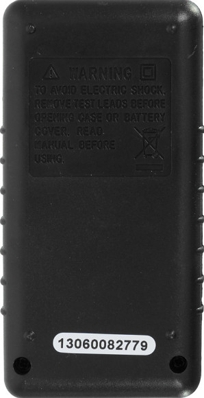 Мультиметр Ресанта DT 181 цифровой черный