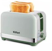 Тостер Kitfort КТ-6070 930Вт фисташковый/серебристый Тостер Kitfort КТ-6070 930Вт фисташковый/серебристый