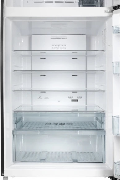 Холодильник Hitachi R-V660PUC7-1 BBK 2-хкамерн. черный бриллиант глянц. инвертер