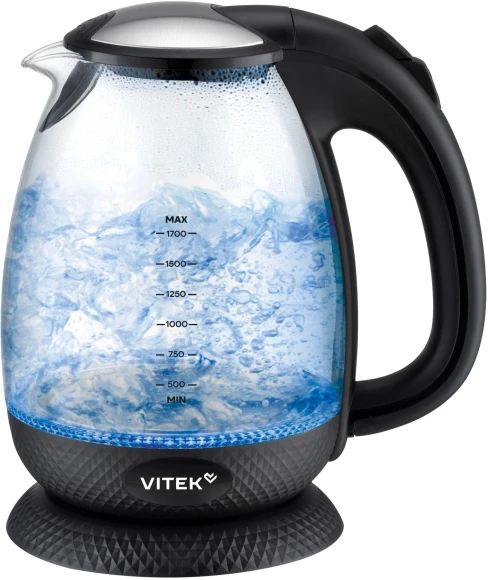 Чайник электрический Vitek VT-WK1095 1.7л. 2200Вт кремовый корпус: металл