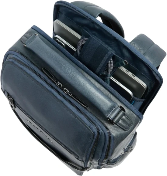 Рюкзак мужской Piquadro Solm CA7023S141BM/AV серо-голубой натур.кожа