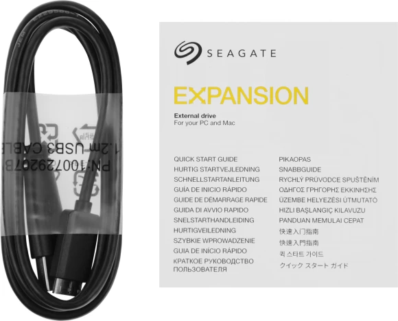 Жесткий диск Seagate USB3.0 16TB STKP16000400 Expansion 3.5" черный