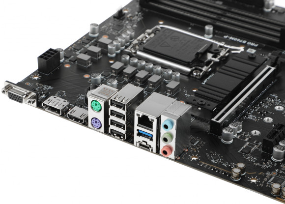 Материнская плата MSI PRO B760M-P Soc-1700 Intel B760 4xDDR5 mATX AC`97 8ch(7.1) GbLAN+VGA+HDMI+DP