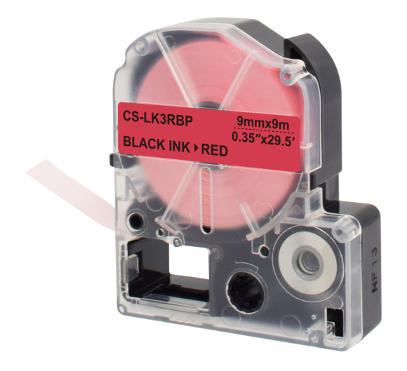 Картридж ленточный Cactus CS-LK3RBP LK-3RBP черный на красном 9x9 для Epson LW300/LW400/LW700/LW600P/LW1000P/K400/Z700/Z900 Картридж ленточный Cactus CS-LK3RBP LK-3RBP черный на красном 9x9 для Epson LW300/LW400/LW700/LW600P/LW1000P/K400/Z700/Z900