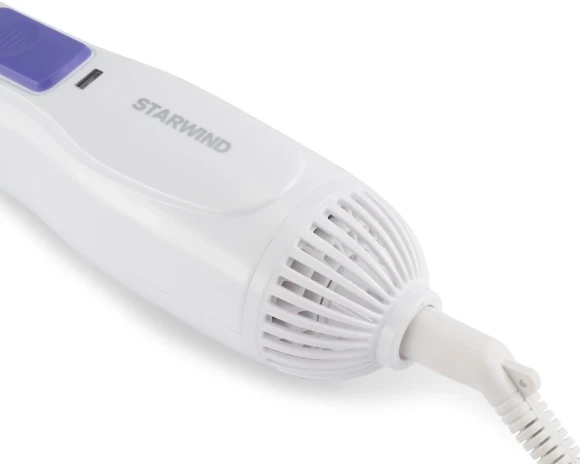 Фен-щетка Starwind SHP8502 1000Вт белый/фиолетовый