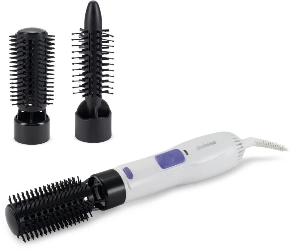 Фен-щетка Starwind SHP8502 1000Вт белый/фиолетовый