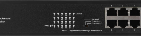 Коммутатор Cudy GS1024E (L2) 24x1Гбит/с настраиваемый