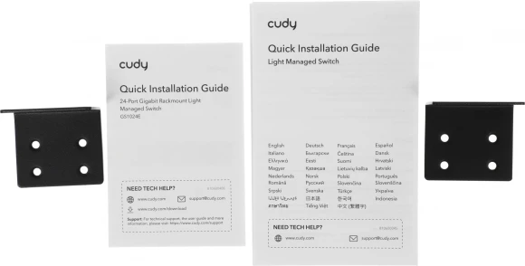 Коммутатор Cudy GS1024E (L2) 24x1Гбит/с настраиваемый