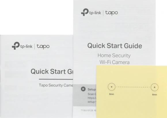 Камера видеонаблюдения IP TP-Link Tapo C110 Wi-Fi 3.3-3.3мм цв. корп.:белый