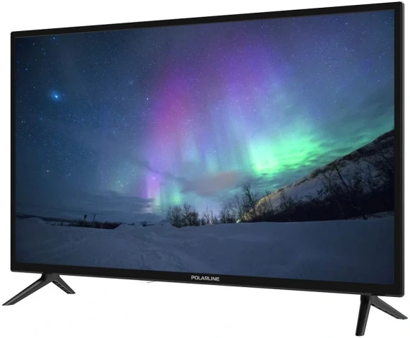 Телевизор LED PolarLine 32" 32PL55TC-SM черный/серебристый HD 60Hz DVB-T DVB-T2 DVB-C USB WiFi Smart TV (RUS)