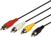 Кабель аудио-видео Rexant 17-0305 4хRCA (m)/4хRCA (m) 5м. серебристый (уп.:1шт) Кабель аудио-видео Rexant 17-0305 4хRCA (m)/4хRCA (m) 5м. серебристый (уп.:1шт)