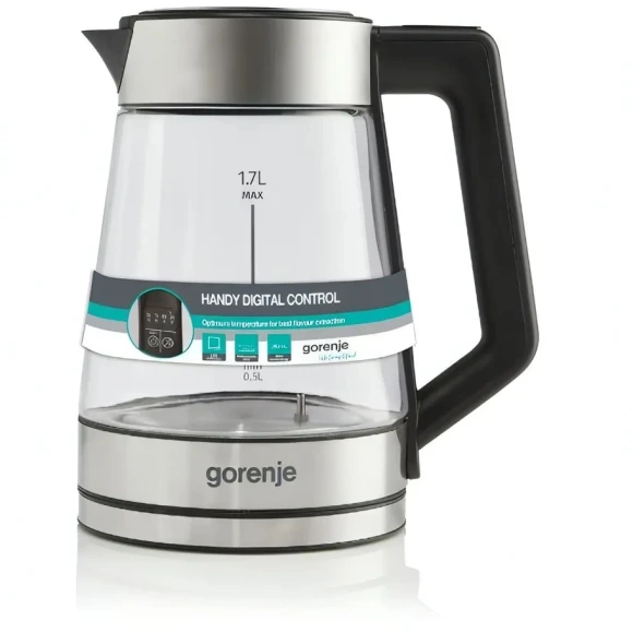 Чайник электрический Gorenje K17TRGT 1.7л. 2200Вт нержавеющая сталь корпус: металл/пластик Чайник электрический Gorenje K17TRGT 1.7л. 2200Вт нержавеющая сталь корпус: металл/пластик