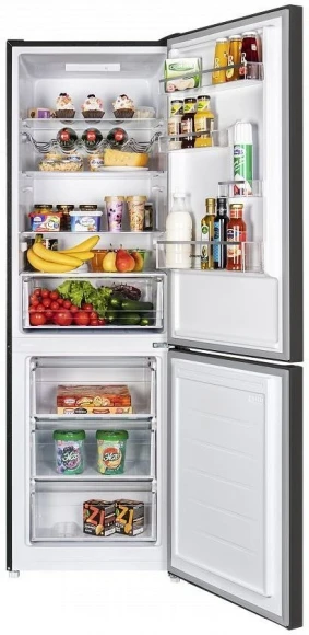 Холодильник Maunfeld MFF185SFSB 2-хкамерн. черный мат.