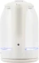Чайник электрический Starwind SKG1056 1.8л. 2000Вт белый/прозрачный корпус: стекло