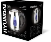 Чайник электрический Hyundai HYK-S2402 1.7л. 2200Вт серебристый матовый/черный корпус: металл Чайник электрический Hyundai HYK-S2402 1.7л. 2200Вт серебристый матовый/черный корпус: металл