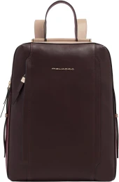 Рюкзак женский Piquadro Circle CA4576W92/MS коричневый замша/натур.кожа Рюкзак женский Piquadro Circle CA4576W92/MS коричневый замша/натур.кожа
