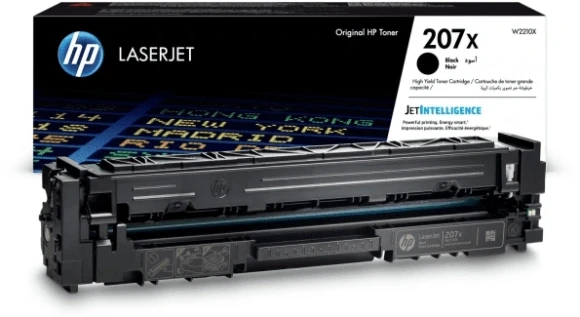 Картридж лазерный HP 207X W2210X черный бар.в компл. (3150стр.) для HP M255/MFP M282/M283