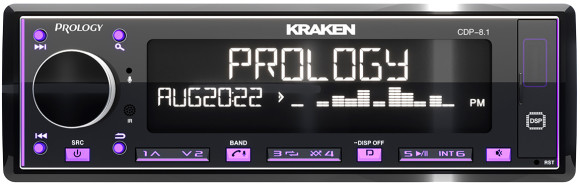 Автомагнитола Prology CDP-8.1 KRAKEN 1DIN 8x65Вт v4.2 RDS (PRCDP8.1KRAKEN)
