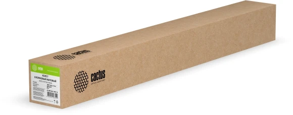 Холст Cactus CS-MC340-106715 42"(A0+) 1067мм-15м/340г/м2/белый хлопок для струйной печати втулка:50.8мм (2")