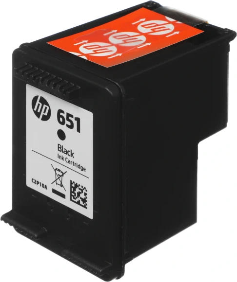 Картридж струйный HP 651 C2P10AE черный (600стр.) для HP DJ IA Картридж струйный HP 651 C2P10AE черный (600стр.) для HP DJ IA