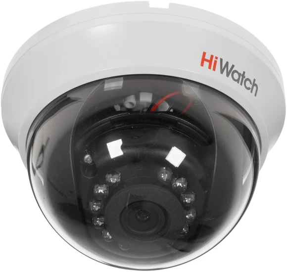 Камера видеонаблюдения аналоговая HiWatch DS-T201(B) (3.6 mm) 3.6-3.6мм HD-CVI HD-TVI цв. корп.:белый