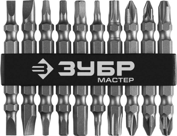 Набор бит Зубр 26089-H10 (10пред.) для шуруповертов Набор бит Зубр 26089-H10 (10пред.) для шуруповертов